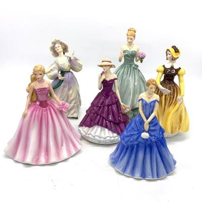 Royal Doulton figurines ht.7-8”