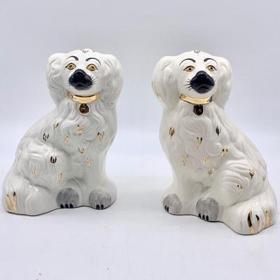 Pr. Beswick spaniels, ht. 8 in.