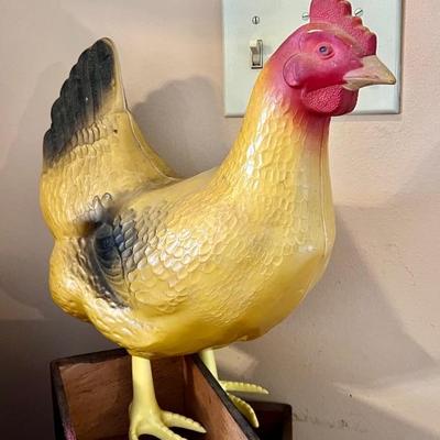 Vintage hen blow mold 