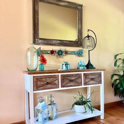 White Console Table