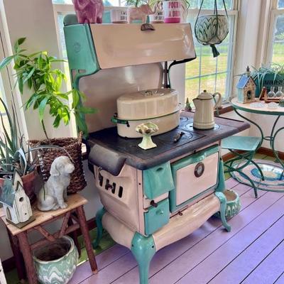 Vintage woodburning stove