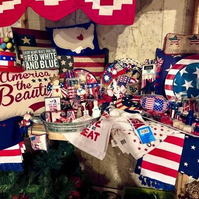 USA fourth of July decorations