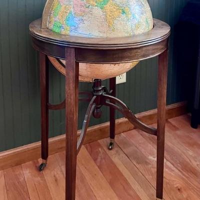 Floor standing globe