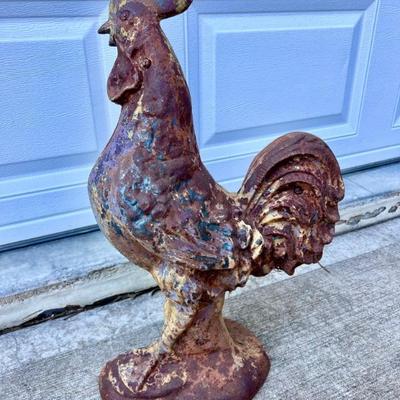 Cast Iron Rooster