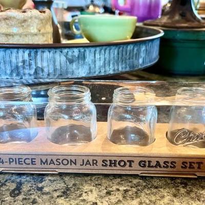 Cute mason jar shot glasses