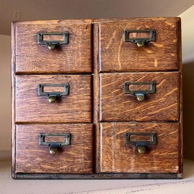 Antique Card Catalog