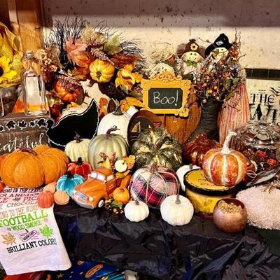 Fall, and Halloween decorations