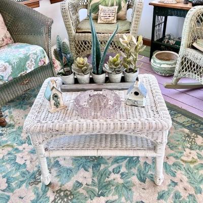 Wicker Coffee Table