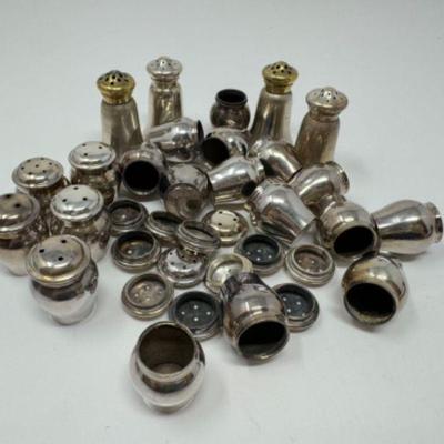 23-Piece Mini Sterling Salt & Pepper Shakers (Approx. 201.37g).	