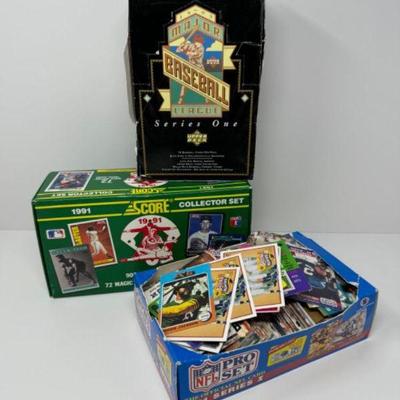 1991 Mixed Sports Card Collection: Score, Upper Deck & Beyond	