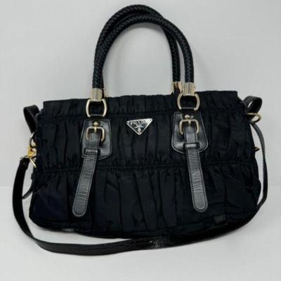 Designer-Inspired Prada-esque Tote w/ Braided Detailing	