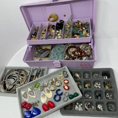 Large Vintage Jewelry Collection: Trifari, Givenchy & More	