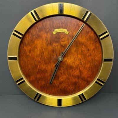 German Schmeckenbecher Wood Wall Clock	