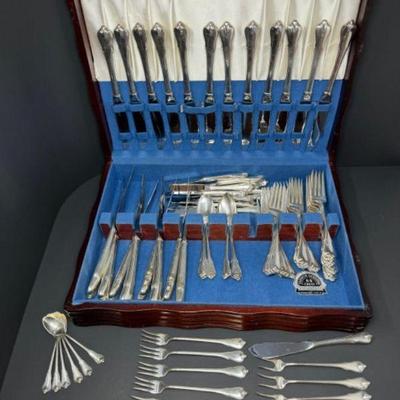 89-Piece Wallace Sterling Silver Flatware Set	