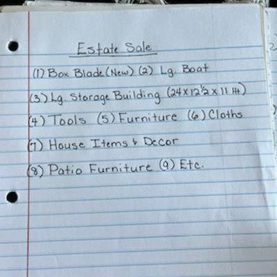 Estate sale photo