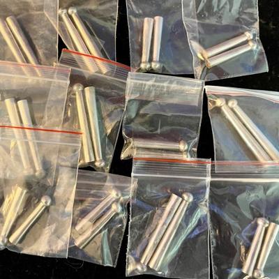 12 Sets Of Sterling Silver Bolo Tips Assorted Sizes 