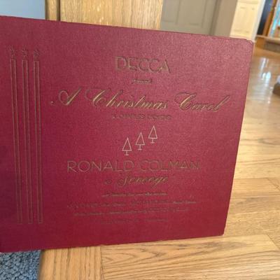 DECCA “A Christmas Carol” with Ronald Colman as Scrooge
