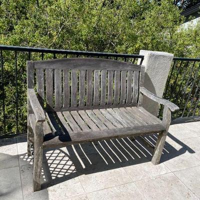 Teak bench