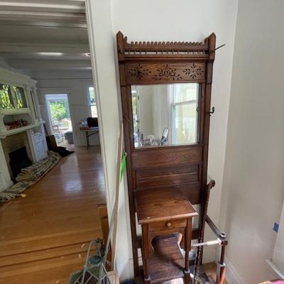 Antique Hall Tree