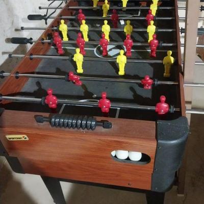 Foos ball table