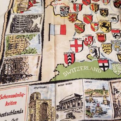 German Souvenir Views tablecloth