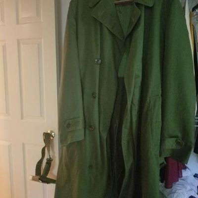 Army trench coat