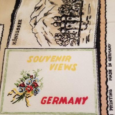 German Souvenir Views tablecloth