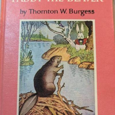 Vintage children's books. Thornton W. Burgess The Adventures of Paddy Beaver