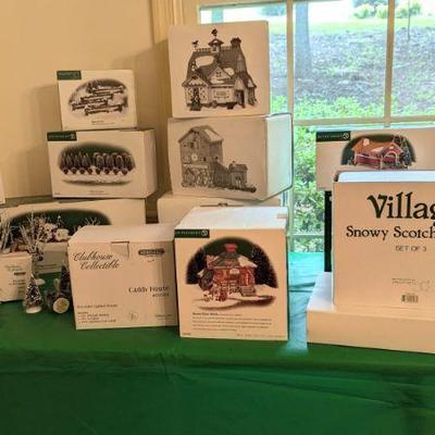 Dept 56 Christmas houses and accessories