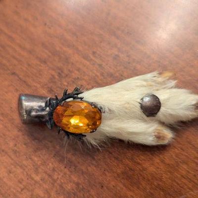 Scottish grouse claw brooch