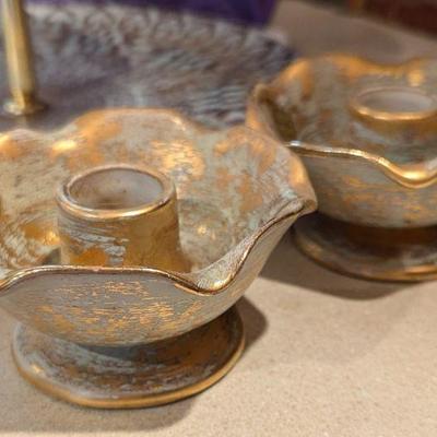 MCM Stangl Granada candle sticks