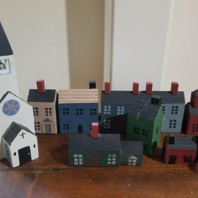 Small wooden village