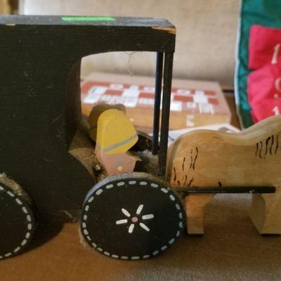 Amish wooden figures