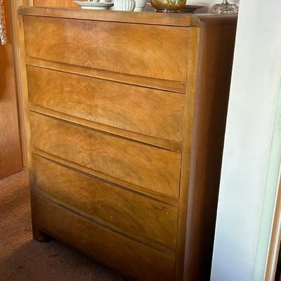 Beautiful highboy, dresser and mirror - By Red Lion Table Co. 