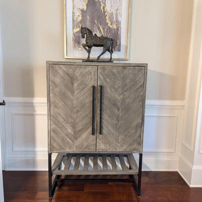 Howard Miller Wine & Bar Cabinet -$950 Dimensions: 20"D x 36"W x 52"H