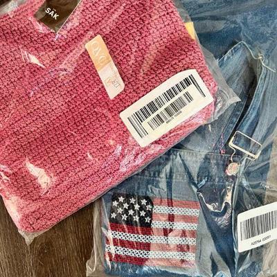 100's of new clothes/purses etc.