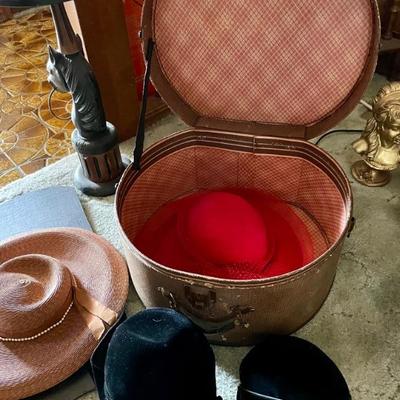 vintage hat box