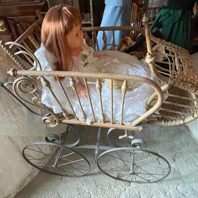 vintage baby stroller