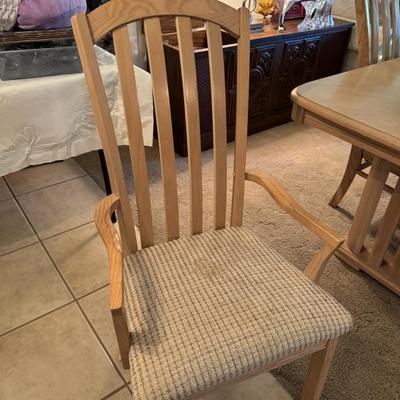 Dining Room Table, 4 side chairs, 2 arm chairs, China Hutch and Buffet BUY IT NOW $300