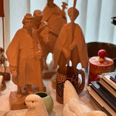 more wood figurines