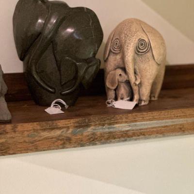 close up of elephants