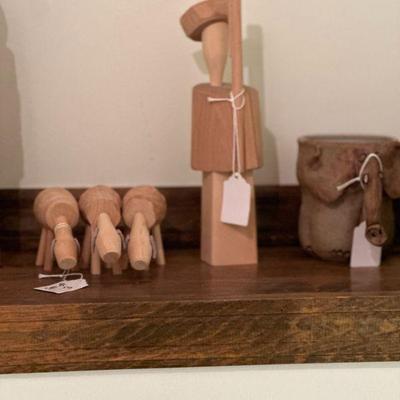 wooden carved figures