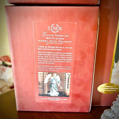 Lenox Little Town of Bethlehem Angel with Trumpet