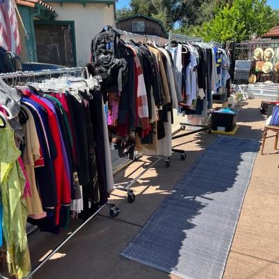 RACKS OF CLOTHING-DESIGNER/VINTAGE 