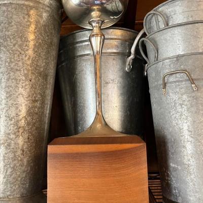 GARDEN ALUM POTS