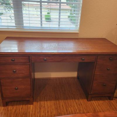 Ethan Allen Wood Desk ($45)

