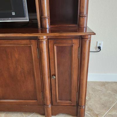 Large Entertainment Center - breaks down into separate sections for easier moving ($120)