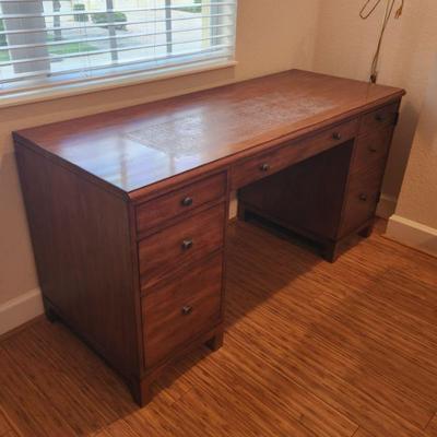 Ethan Allen Wood Desk ($45)

