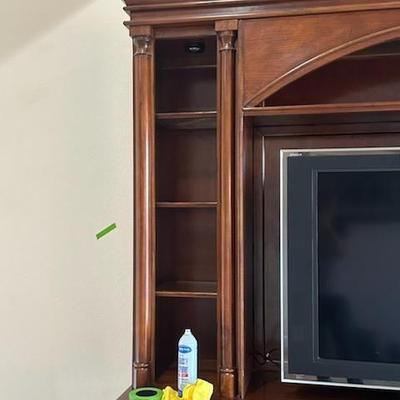 Large Entertainment Center - breaks down into separate sections for easier moving ($120)