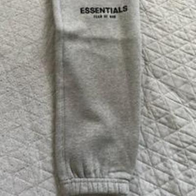 4 New w/Tags "The Fear of God Essentials" Gray & Black Sweatpants Relaxed Fit Size XS-MED ($40 EACH)

